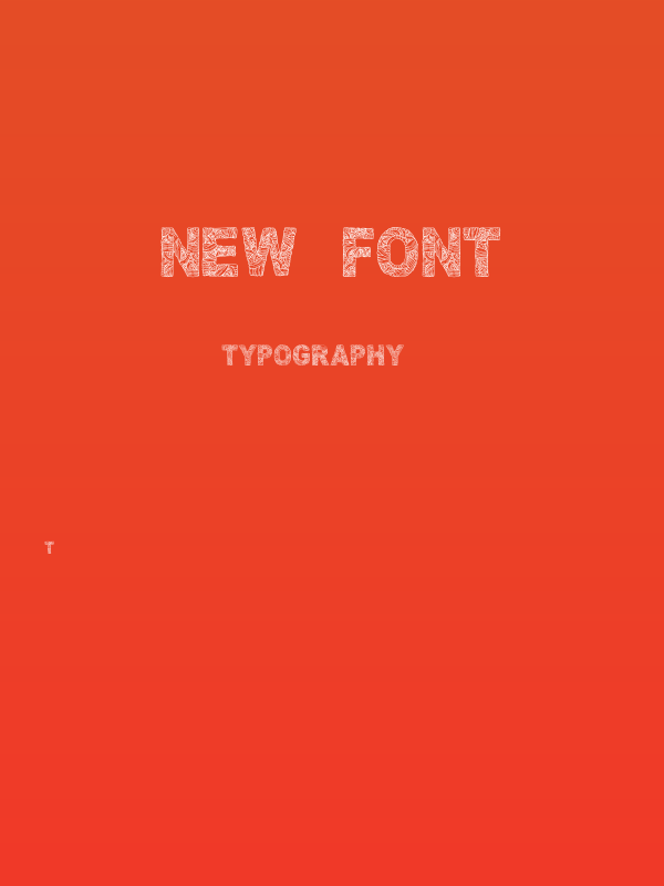 new Font Poster