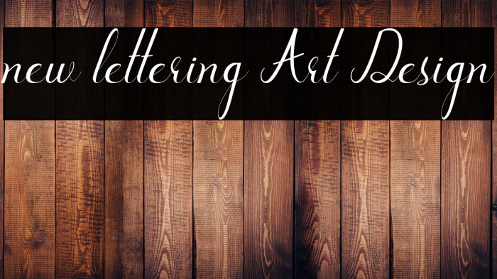 new lettering Art Design Example 1