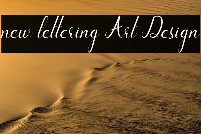 new lettering Art Design Example 2