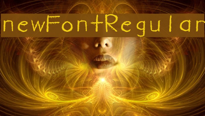 newFont-Regular Font examples