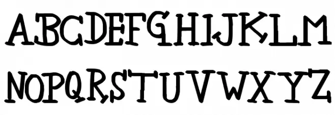 newbie serif Polices MAJUSCULES