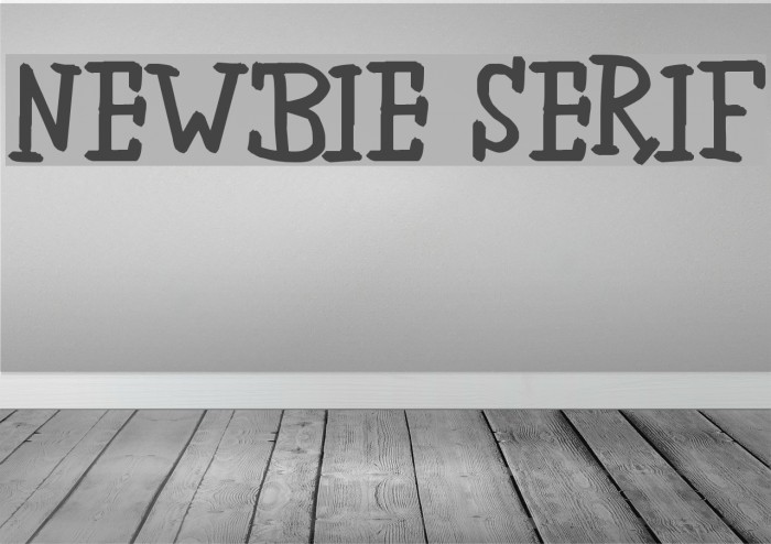 newbie serif Example 3