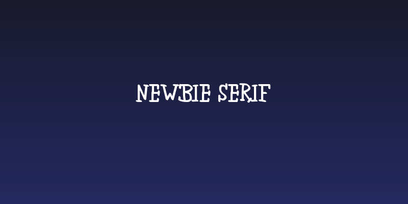 newbie serif Social Header