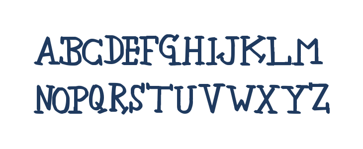 newbie serif Lowercase