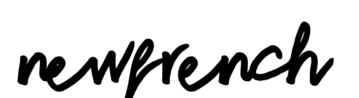 newfrench Шрифта