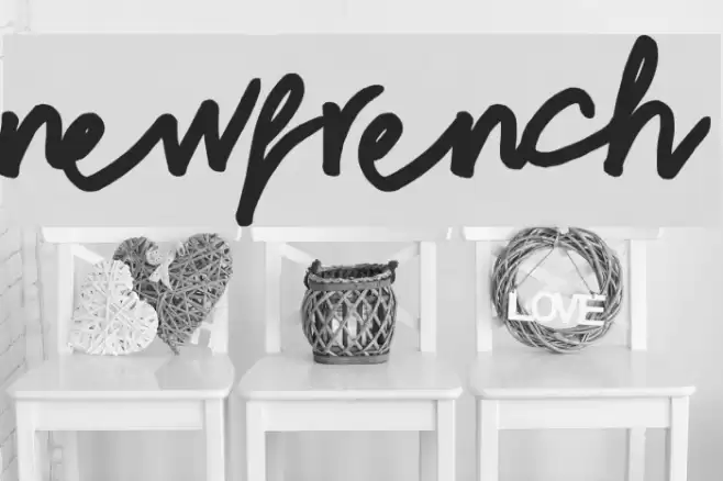 newfrench Font examples