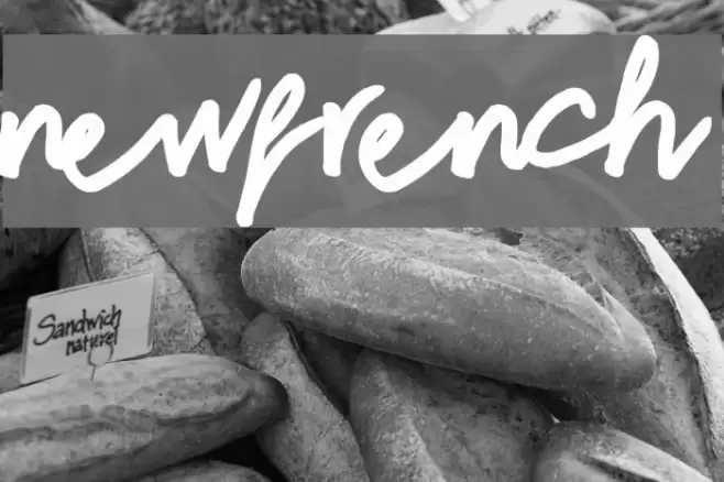 newfrench Font examples