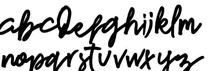 newfrench Font LOWERCASE