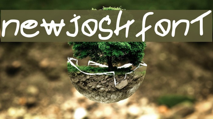 newjoshfont Font examples