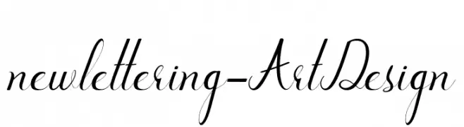 newlettering-ArtDesign  Frei Schriftart Herunterladen