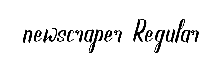 newscraper-Regular  Frei Schriftart Herunterladen