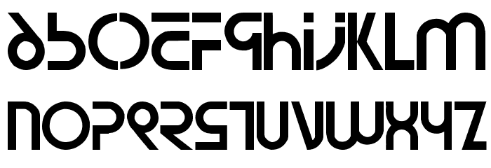 newsiren Font LOWERCASE