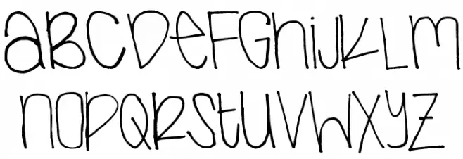 next Font UPPERCASE
