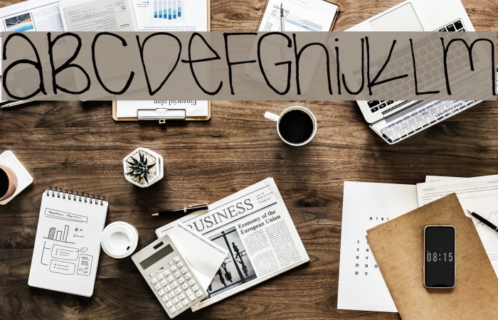 next Font examples