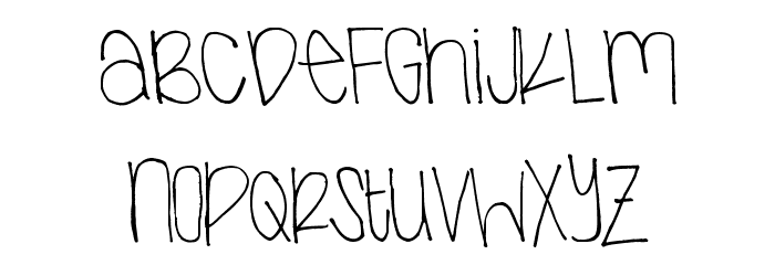next Font LOWERCASE