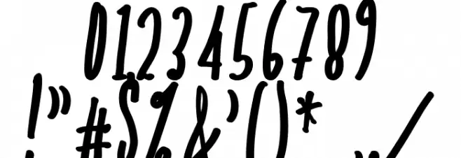 NF-Avae Regular Font OTHER CHARS