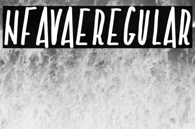 NF-Avae-Regular Font examples