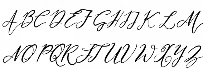 NF-Lukara Regular 字体 大写