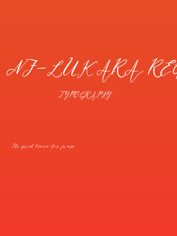 NF-Lukara Regular Poster