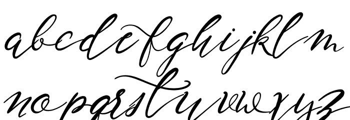 NF-Lukara Regular Font LOWERCASE