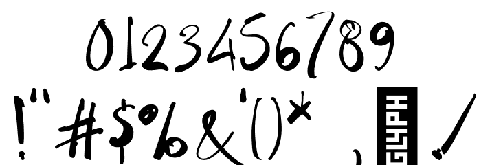 NF-NERRES Regular Font OTHER CHARS