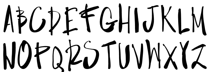 NF-NERRES Regular Font LOWERCASE