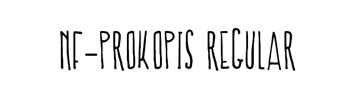 NF-Prokopis Regular  font caratteri gratis