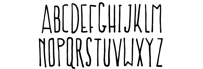 NF-Prokopis Regular Font LOWERCASE