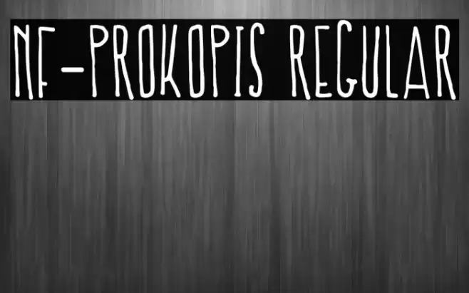 NF-Prokopis Regular Font examples