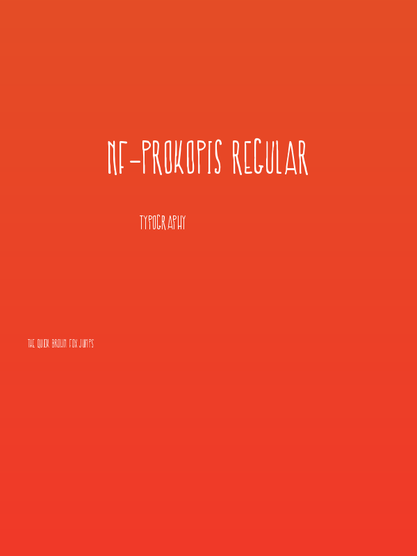 NF-Prokopis Regular Poster