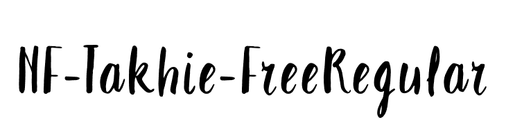 NF-Takhie-Free Regular  baixar fontes gratis