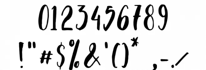 NF-Takhie-Free Regular Font OTHER CHARS