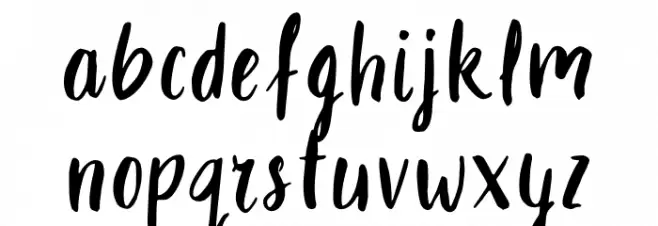 NF-Takhie-Free Regular Font LOWERCASE