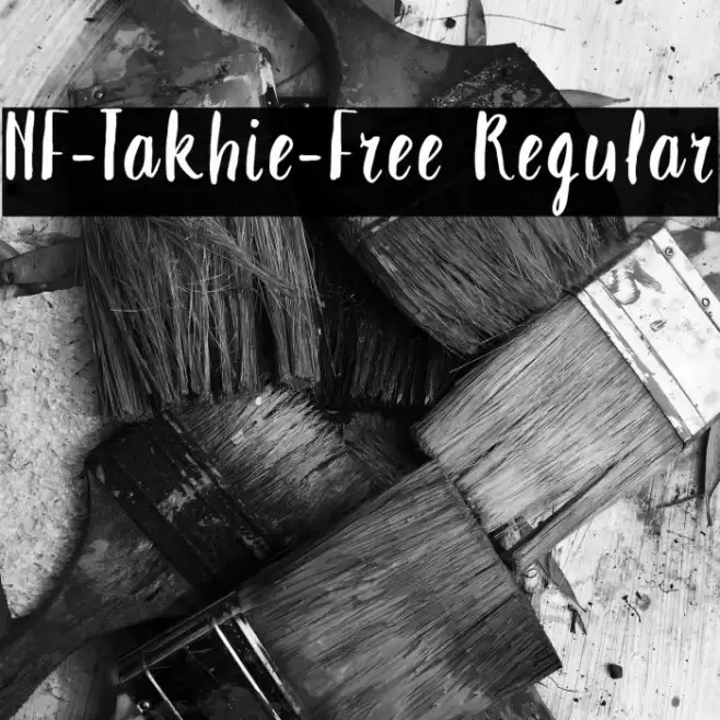 NF-Takhie-Free Regular Font examples