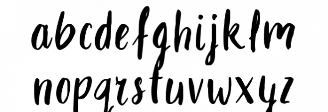 NF-Takhie-Free Regular 字体 小写