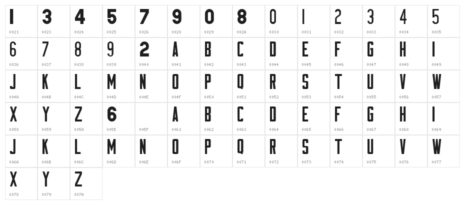 NFL Bears Character Map