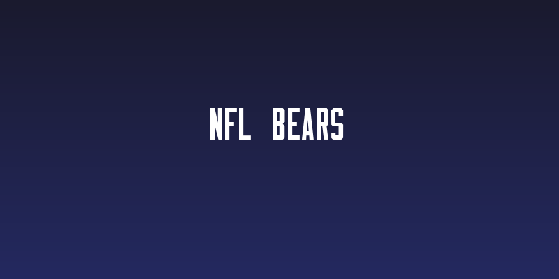 NFL Bears Social Header