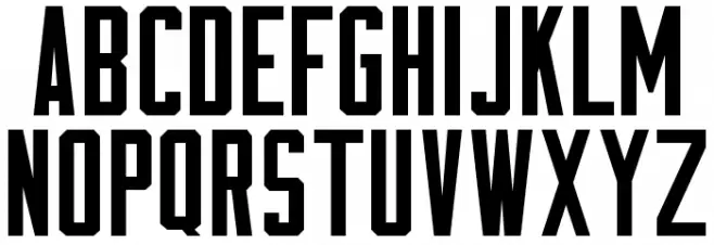 NFL Bears Caratteri MINUSCOLO