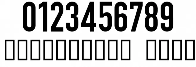 NFL Bengals Font OTHER CHARS