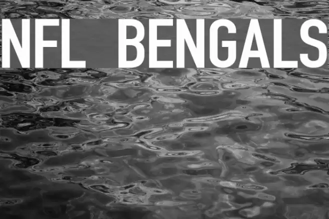 NFL Bengals Font examples