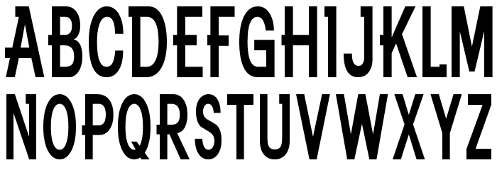 NFL Broncos Font Litere mici