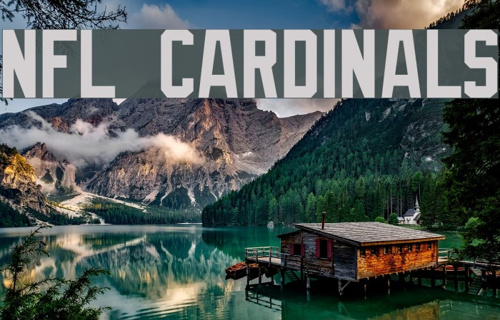 NFL Cardinals Font examples