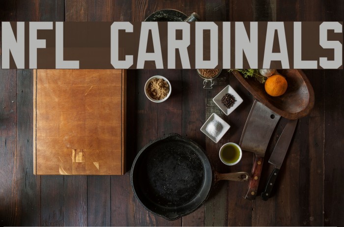 NFL Cardinals Font examples