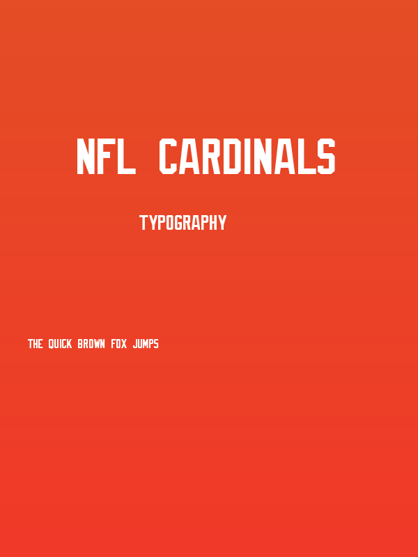 NFL Cardinals Poster