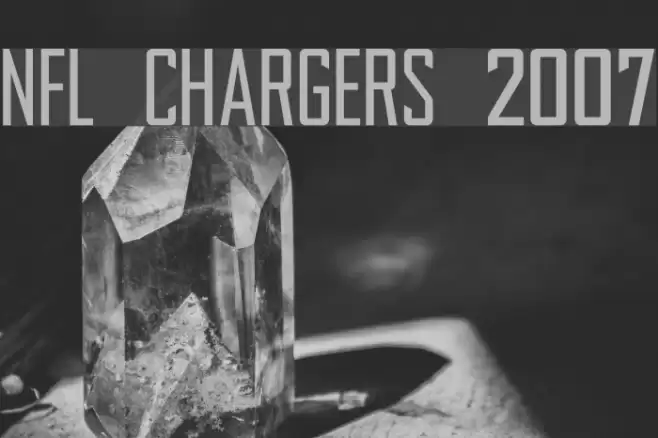 NFL Chargers 2007 Caratteri examples
