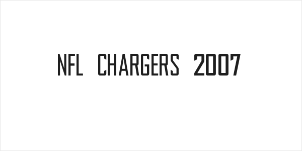 NFL Chargers 2007 Logo
