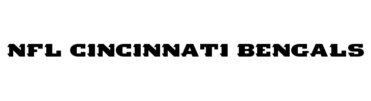 Nfl Cincinnati Bengals Font Free Fonts Download