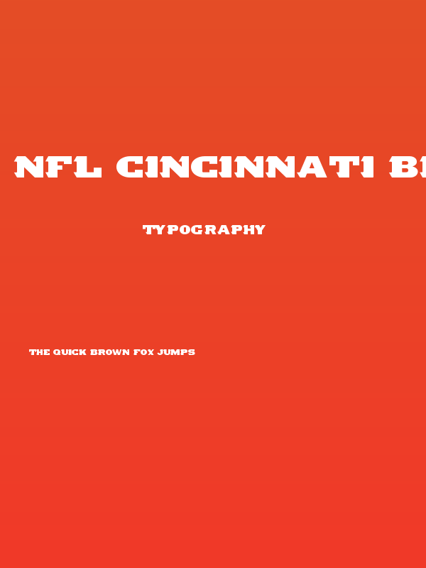 NFL Cincinnati Bengals Poster