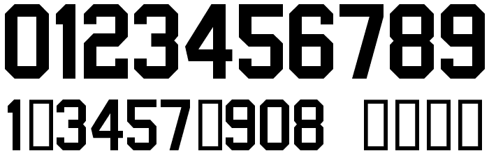 NFL Colts Throwback Font OTHER CHARS