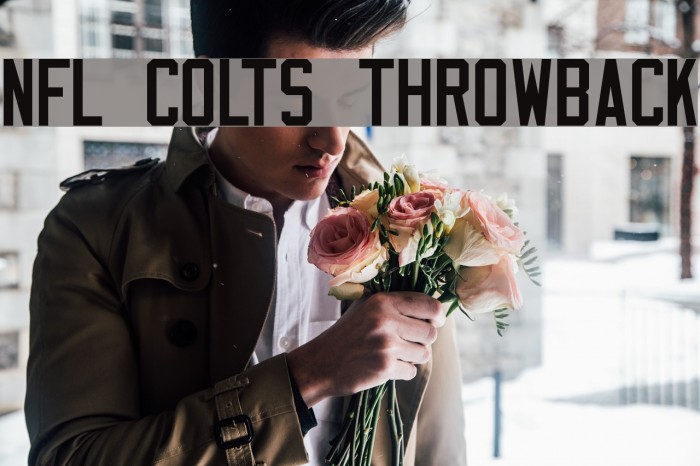 NFL Colts Throwback Font examples